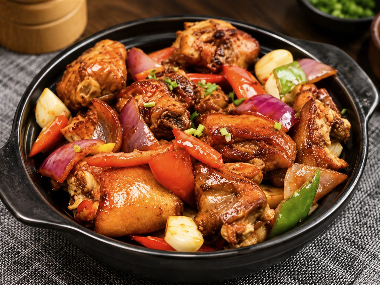 Claypot-style chicken plate